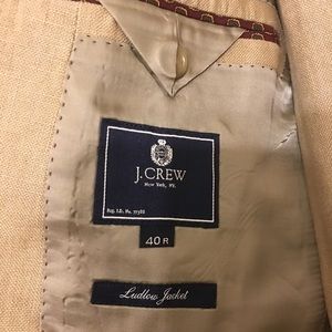 J.Crew used men’s linen suit, pants hem needs rep